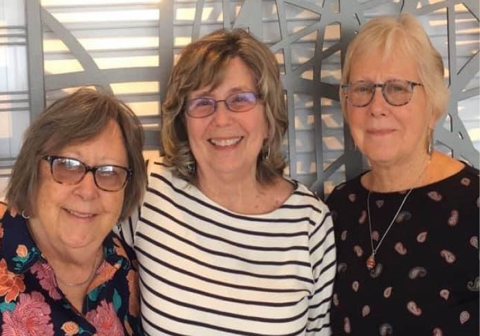 Nancy, Betsy and Diane standing