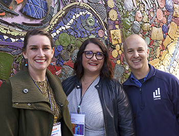 Alexandra Leonard '09 with Meghan Martin and Lansing Mayor, Andy Schor