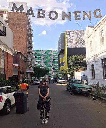 Cho in Johannesburg's Maboneng neighborhood