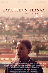 Poster for Lakutshon' Ilanga (When the Sun Sets)