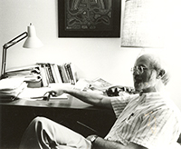 Robert Stauffer at his desk