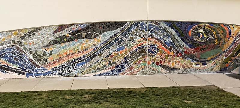 completed Shiawassee Street Mosaic Project