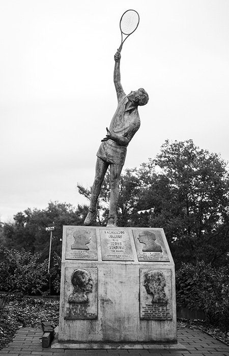 K Tennis Statue by Kirk Newman