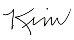 Kim Aldrich's signature