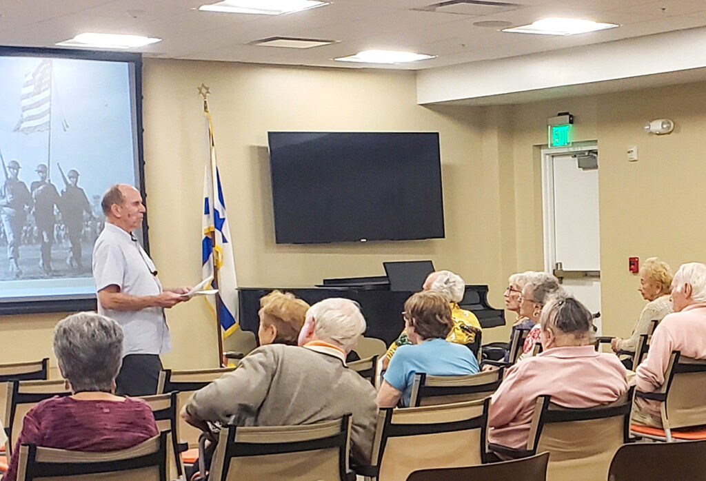 Professor Gibson Leading a Classroom Discussion